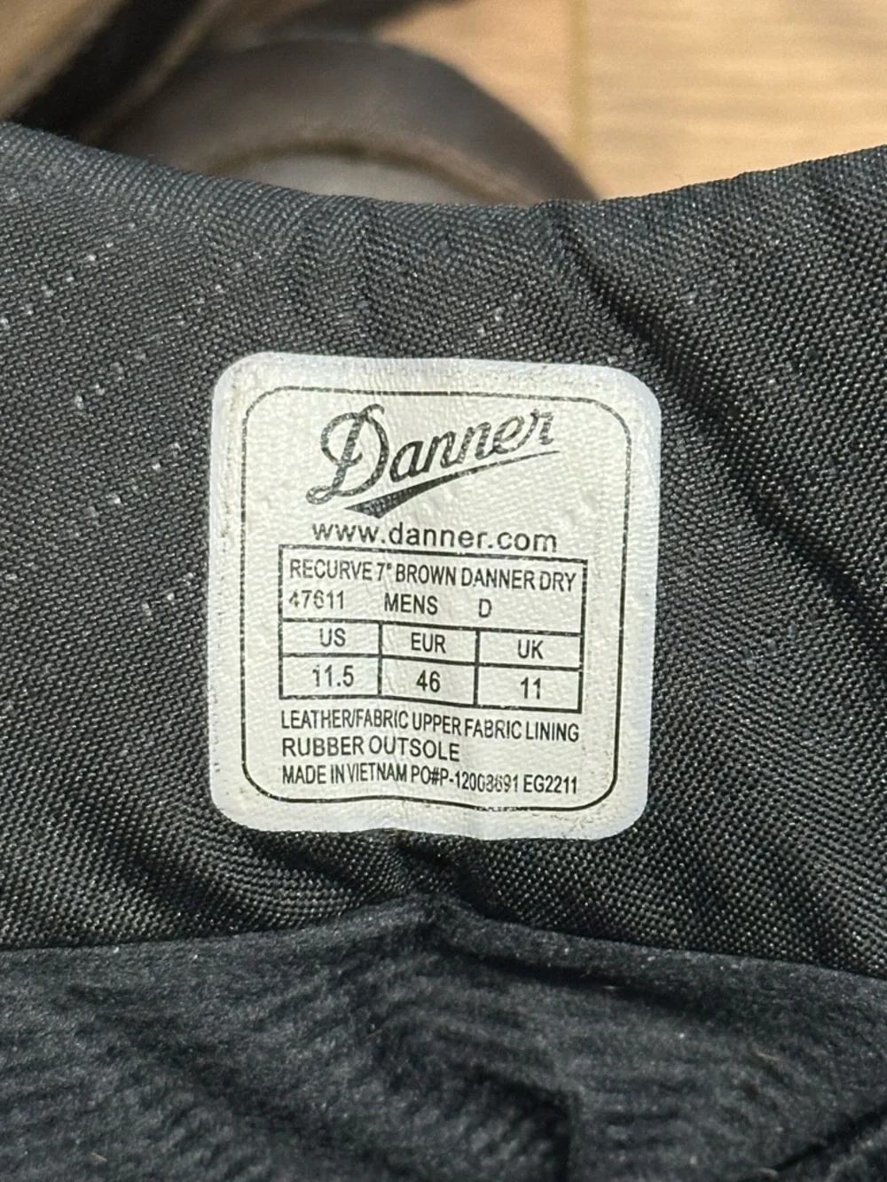 Danner recurve 7”